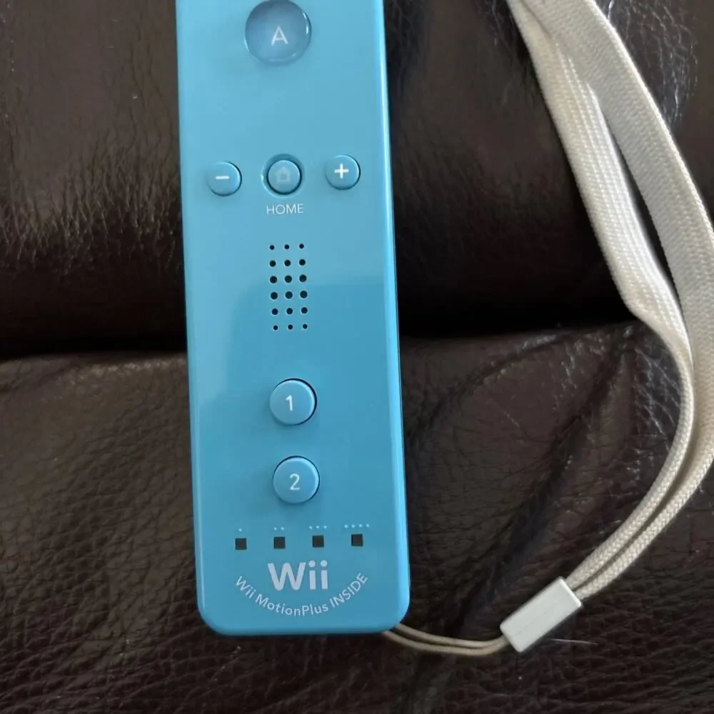 Official Nintendo Wii Remote Plus Blue - Motion Plus Built-In Wii WiiU Original